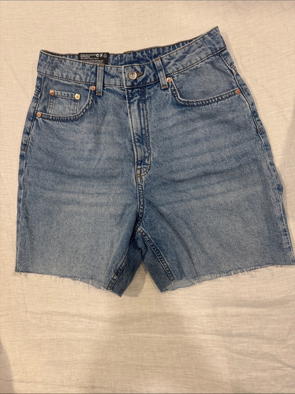 H&M Light Blue Denim Shorts NWT